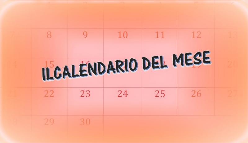Calendario del mese