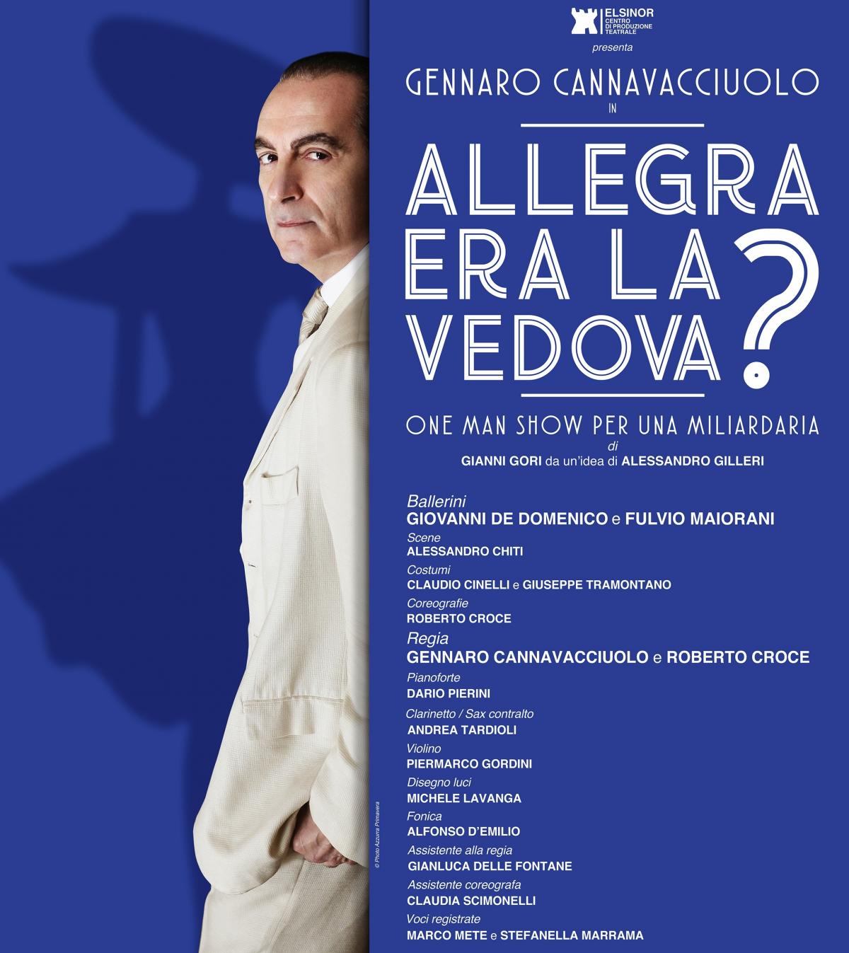 Allegra era la Vedova? - One-man-show per una miliardaria - 2018-2020
