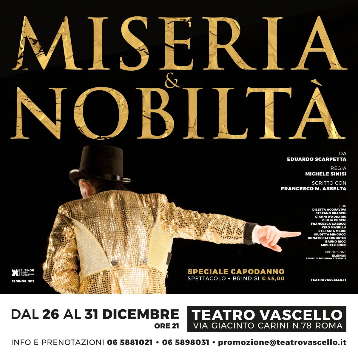 Blog–Miseria&amp;Nobiltà–Teatro Vascello-Roma